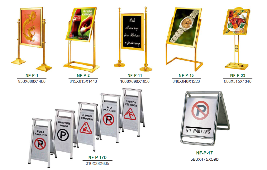 Notice Boards & Information Racks – White Emerald L.L.C